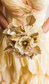 Maybe you would like to learn more about one of these? Crepe Paper Wedding Bouquet Lia Griffith