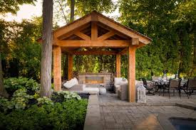 A small patio fireplace can be a finishing touch for the outdoor living area with coordinating outdoor furniture setting the overall theme. 25 Warm And Cozy Outdoor Fireplace Designs