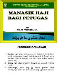 Check spelling or type a new query. Manasik Haji Bagi Petugas Ppt