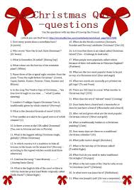 A Christmas Quiz Questions English Esl Worksheets For Distance Learning And Physical Classrooms In 2020 Christmas Trivia Christmas Quiz Christmas Trivia Games