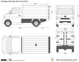 Start with the exact blueprint design you need—not just a blank screen. Daihatsu Gran Max Box Van Vector Drawing