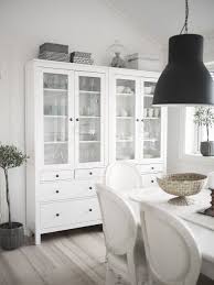 We don't have a ton of storage, and that's something our entire house lacks as well. Englemor Love Blog House And These Ikea Hemnes Cabinets Ikea Dining Room Dining Room Storage Ikea Dining
