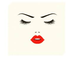 All contents are released under creative commons cc0. Woman S Face Eyelashes Portrait Red Lips Graphic By Svgplacedesign Creative Fabrica