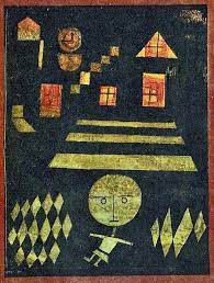 パウル クレー 階段の上の子供 1923年 パウル クレー 絵画 アート
