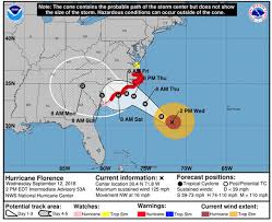 Hurricane Florence Update Latest Noaa Maps Charts And Path