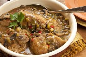 Make Ahead Cajun Chicken Fricassee With Mushrooms Salad In A Jar Recipe Cajun Chicken Poultry Recipes Recipes