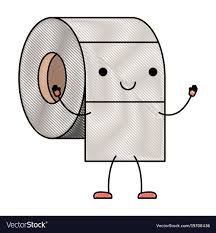 When you use toilet paper, that's essentially the only thing that goes on in your mind the rest of the day. Cartoon Roll Of Toilet Paper Cyberspace Friend