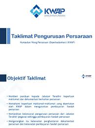 Pasal 34 ayat 2 menyebutkan bahwa pemerintah dan pemerintah daerah menjamin terselenggaranya wajib belajar 9 tahun tanpa memungut biaya l. Taklimat Pengurusan Persaraan Kwap