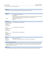 Microsoft Resume And Cv Templates Layout Sample Free Word Office ...
