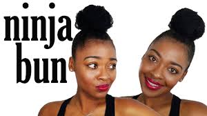 Headwrap always makes you look on point, and who does not love bantu knots? Top Knot Ninja Bun Natural Hairstyles For Black Women Youtube