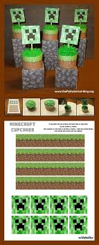 100 black and white pictures. Free Printable Minecraft Cupcake Toppers And Wrappers Minecraft Birthday Minecraft Party Boys Minecraft Party