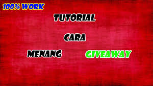 Cara komen di youtube agar menang giveaway. Tutorial Menang Di Giveaway 100 Work Youtube