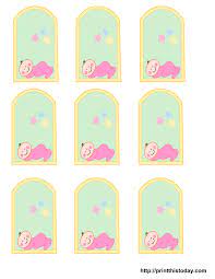 Free baby shower printable tags. Free Printable Baby Girl Boy Baby Shower Favor Tags