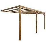 Carport Bois Blooma Hugo Ldd Castorama Carport Bois Carport Bois Adosse Castorama