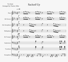 Music notation created and shared online with flat. Sacked Up Sheet Music For Flute Clarinet Alto Saxophone River Flows In You Noten Transparent Png 850x1100 Free Download On Nicepng