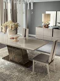 But what type of dining table is best for you and your family? Teodora Dining Room Collection Luxury Dining Room Dining Table Design Modern Dining Table Marble