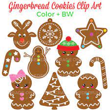 Everybody will be delighted by their look and taste. Christmas Gingerbread Cookies Clipart By Grade Onederful Tpt