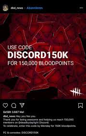 Dead by dealight redeem codes dbd promo codes. Hashtag Bloodpoints Auf Twitter