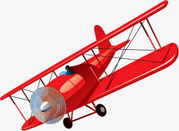 Red Plane Clip Art Vintage Planes Kids Room Art