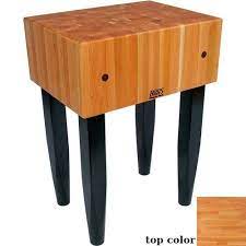 John Boos 24 Inch X 24 Inch X 10 Inch Le Block Butcher Block Work Station With Casters Cherry Rn Lb2424 C John Boos Boos Butcher Block Butcher Block Cart