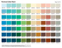 Pantone Color Selection Chart Page 13 Color Selection Char