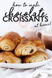 Chocolate Croissant A Family Holiday Tradition Fresh Flavorful Recipe Chocolate Croissant Chocolate Croissant Recipe Christmas Breakfast Recipe