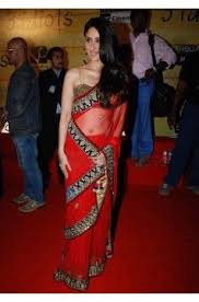 Kareena Kapoor Red Net Saree Bollywood Designer Sarees Bollywood Saree Saree Designs