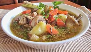 12 resep olahan ayam sederhana, enak, simpel dan bikin nagih 5 resep kreasi ayam goreng serundeng, enak, gurih, dan mudah dibuat 8 resep kreasi ayam kremes sederhana, gurih, dan nikmat 10 resep rendang ayam, istimewa, enak, dan khas sajian lebaran Resep Sop Ayam Lezat Dan Gurih