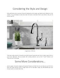 How To Choose The Best Kitchen Sink Faucet