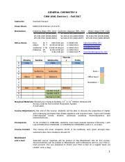 No classes., powered by the localist community event platform Fall 2017 Chm 1046 Hanson Syllabus 4 Docx General Chemistry Ii Chm 1046 Section 1 Fall 2017 Instructor Kenneth Hanson Class Hours Mwf 8 00 8 50 Am Course Hero