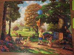 From hippos trying to catch some waves, to a monkey building a sandcastle, all of these wacky animals are having the time of their lives this summer! Thomas Kinkade Winnie Pooh Ceaco 500 My First Experience With The Brand Review On Comment Jigsawpuzzles