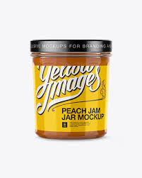 Download Jam Jar Mockup Front View In Jar Mockups On Yellow Images Object Mockups PSD Mockup Templates