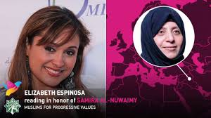 Elizabeth Espinosa reads as Samira Salih al-Nuaimi (Iraq)