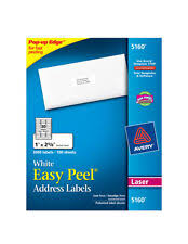20 up envelope labels used as mailing labels / return address labels : Avery Easy Peel Address Label 1 2 62 Length Permanent 3000 Box For Sale Online Ebay