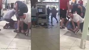 Or there is a vertical invisible ray on the bullets that checks if the space below is empty, then build the bridge from ledge to ledge? Guy Goes On Rampage At Gold Coast Airport The Advertiser