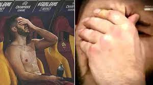 This was not meant to happen, this could not happen, this is happening! Greek God Kostas Manolas Reduced To Tears During The Singing Of Grazie Rome Sportbible