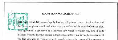 Structure of a tenancy agreement (and downloadable template). Stamping Tenancy Agreement Oh Stamping Tenancy Agreement Klse Malaysia