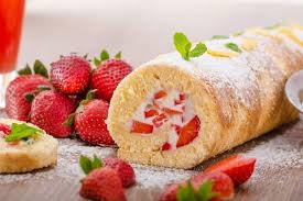 Omas Erdbeerroulade Rezept Rezept Erdbeerroulade Essen Und Trinken Kuchen Und Torten Rezepte