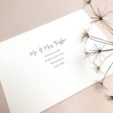 We'll guide you through every addressing scenario possible to ensure your if you do want to specify which family members are invited, write the names of each family member in list form. How To Address Wedding Envelopes Hummingbird Card Company