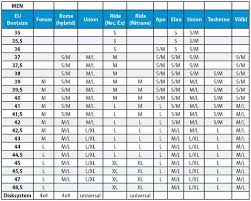 Flow Flite Bindings Size Chart 31 Amazing Pics Of Flow