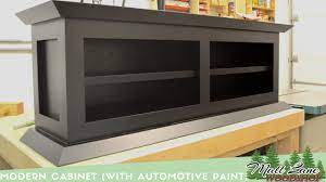 Maybe you would like to learn more about one of these? Modern Cabinet With Automotive Spray Finish Youtube