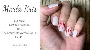 Dip Powder Nails How I Use Peel Off Base And The Easiest Halloween Nail Art Ever Youtube Yes, you can do nail art and add nail tips using dip powder.