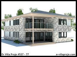 2 katlı ev modelleri ve planları. Ev Villa Proje 537 77 Ev Villa Projeleri