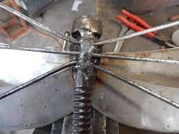 How To Make A Cool Dragonfly Sculpture From Scrap Steel Scrap Metal Art Scrap Marble Sculpture