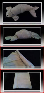 Handtuchfiguren Falten Seehund Robbe Heuler Fur Deine Zimmerdekoration Origami Mal Mit Handtuchern Falte Handtuch Falten Handtucher Dekorative Handtucher
