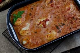 Hahnchenbrust In Tomatensosse Aus Dem Backofen Rezept Hahnchen Ofen Rezepte Rezepte Leckeres Essen