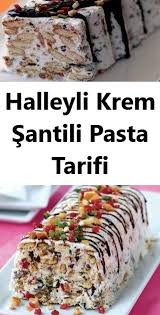 Halleyli Krem Santili Pasta Tarifi Whipped Cream Cakes Cream Cake Cake Recipes