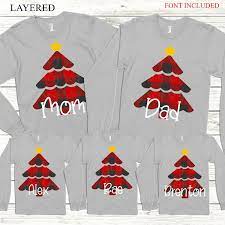Please note that the family names used are examples and will not be included in the cut files. Family Christmas Svg Group Shirts Svg Plaid Etsy Christmas Svg Family Christmas Family Christmas Shirts