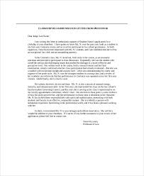 A recommendation letter is a written reference that offers information about your character. Free 7 Sample Recommendation Letter From Professor In Pdf