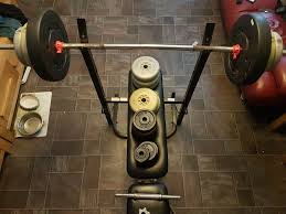 adjule weight bench and weights